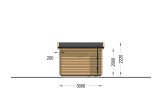 Tuinhuis blokhut MALTA (28 mm), 3x3 m, 9 m² specificatie 4