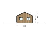 Houten huis NICOLE S (Geïsoleerd, 66 mm + gevelbekleding), 66 m² specificatie 5