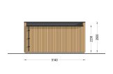 Tuinkantoor PREMIUM (34 mm + gevelbekleding), 5x3 m, 13 m² specificatie 4