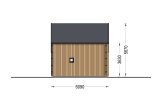 Houten huis SELIA (34 mm + gevelbekleding), 44 m² specificatie 4