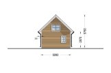 Houten huis KARINA (Geïsoleerd, 34 mm + gevelbekleding), 46 m² specificatie 5