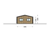 Houten huis NICOLE (Geïsoleerd, 44 mm + gevelbekleding), 68 m² specificatie 5