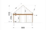 Houten huis LIVINGTON S (Geïsoleerd, 44+44 mm), 50 m² specificatie 7