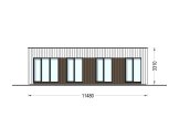 Houten prefab woning BELLA 2 PV (Geïsoleerd, Bbl), 60 m² specificatie 2