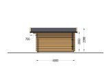 Tuinhuis blokhut PETER (34 mm), 3x4 m, 12 m² specificatie 5