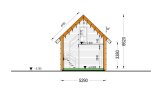 Houten prefab woning KARINA PV (Geïsoleerd, Bbl), 46 m² specificatie 7