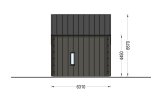 Houten prefab woning SELIA PV (Geïsoleerd, Bbl), 44 m² specificatie 4