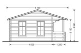 Tuinhuis blokhut ROYAL S (44 mm), 5x5 m, 25 m² specificatie 5