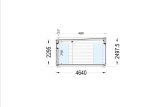 Houten huis PREMIUM S (34 mm + gevelbekleding), 10.5x4.5 m, 47 m² specificatie 6
