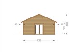 Houten huis GRETA S (44 mm + gevelbekleding), 48 m² specificatie 3