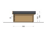 Tuinhuis blokhut WISSOUS (44 mm), 5x5 m, 25 m² specificatie 3