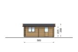 Houten garage CLASSIC (34 mm), 4x6 m, 24 m² specificatie 3