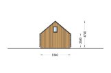 Houten huis MILANA (34 mm + gevelbekleding), 41 m² specificatie 5
