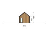 Houten huis ADALINE (Geïsoleerd, 34 mm + gevelbekleding), 50 m² specificatie 5