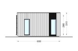 Houten prefab woning LUCIA 1 PV (Geïsoleerd, Bbl), 40 m² specificatie 3