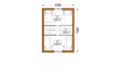 Houten prefab woning ALINA PV (Geïsoleerd, Bbl), 46 m² specificatie 2