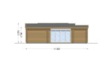 Let op: Houten huis VICTORIA S (66+66 mm) , 171 m² specificatie 3