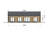 Houten huis NICOLE S (Geïsoleerd, 66 mm + gevelbekleding), 66 m² specificatie 2