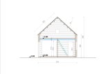 Blokhut SARA S met zolder (44 mm + gevelbekleding), 27 m² specificatie 7