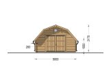 Houten garage BARN (44 mm), 5x6 m, 30 m² specificatie 2