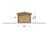 Tuinhuis blokhut ELEONORA (44 mm), 6,6x3 m, 20 m² specificatie 5