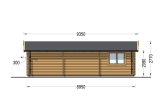 Dubbele houten garage CLASSIC DUO (44 mm), 6x9 m, 54 m² specificatie 5