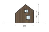 Houten prefab woning SELIA PV (Geïsoleerd, Bbl), 44 m² specificatie 5