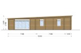 Let op: Houten huis VICTORIA S (66+66 mm) , 171 m² specificatie 2