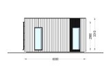 Houten prefab woning LUCIA 1 PV (Geïsoleerd, Bbl), 57 m² specificatie 3