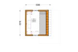 Houten prefab woning SELIA PV (Geïsoleerd, Bbl), 44 m² specificatie 2