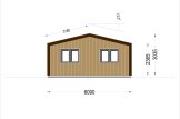 Houten huis SELENE S (44 mm + gevelbekleding), 63 m² specificatie 5