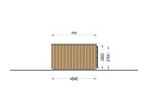 Houten huis PREMIUM S (Geïsoleerd, 34 mm + gevelbekleding), 10,5x4,5 m, 47 m² specificatie 5