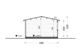 Tuinhuis blokhut WISSOUS (44 mm), 4x3 m, 12 m² specificatie 6