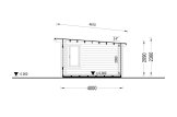 Tuinhuis blokhut ESSEX (34 mm), 5x4 m, 18 m² specificatie 6