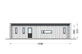 Houten prefab woning BELLA 3 PV (Geïsoleerd, Bbl), 75 m² specificatie 4