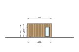 Houten huis PREMIUM S (Geïsoleerd, 34 mm + gevelbekleding), 10,5x4,5 m, 47 m² specificatie 3