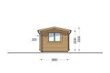 Tuinhuis blokhut OAK (44 mm), 6x3 m, 18 m² specificatie 5