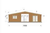 Houten huis FILL S (34+34 mm), 60 m² specificatie 2
