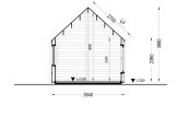 Prefab houten tuinhuis SALLY (34 mm + gevelbekleding), 20 m² specificatie 6