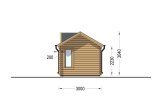Tuinhuis blokhut CLOCKHOUSE (34 mm), 4x3 m, 12 m² specificatie 5