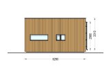 Houten huis LUCIA 1 RV (Geïsoleerd, Bbl), 57 m² specificatie 5