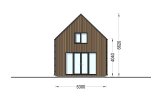 Houten prefab woning ALINA PV (Geïsoleerd, Bbl), 46 m² specificatie 3