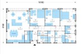 Houten huis ELIZA S (44 mm + gevelbekleding), 115 m² specificatie 1