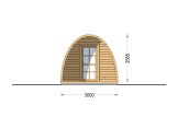 Tuinhuis - camping pod BRETA S (44 mm), 3x6 m, 18 m² specificatie 2