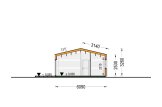 Houten huis NICOLE (Geïsoleerd, 44 mm + gevelbekleding), 68 m² specificatie 6