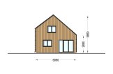 Houten huis SELIA (Geïsoleerd, 34 mm + gevelbekleding), 44 m² specificatie 3