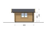 Tuinhuis blokhut DREUX (34 mm), 4x4 m, 16 m² specificatie 5