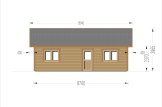 Houten huis GRETA S (44 mm + gevelbekleding), 48 m² specificatie 2