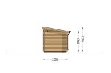 Buitensauna VIGOR (44 mm), 5.3x2.5 m, 4.9 m² specificatie 4