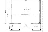 Tuinhuis blokhut ROYAL S (44 mm), 5x5 m, 25 m² specificatie 1